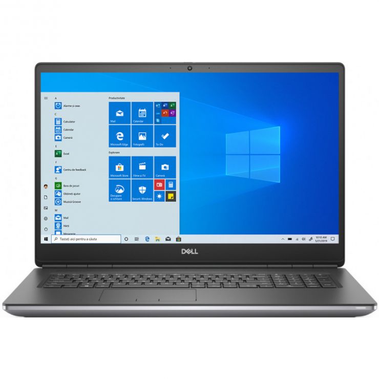 Laptop DELL Precision 7750 17.3" FHD, Intel Core i7-10850H pana la 5.10GHz, 64GB DDR4, 1TB SSD, nVidia Quadro RTX 3000, GARANTIE 2 ANI