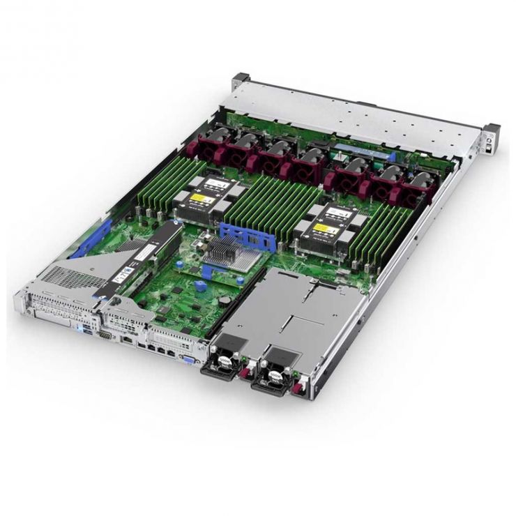 Server HP ProLiant DL360 Gen10, 2 x Intel 14-Core Xeon Gold 6132 2.60 GHz, 256GB DDR4 ECC, 2 x 960GB SSD, RAID Smart Array P408i-a , 2 x PSU, GARANTIE 2 ANI