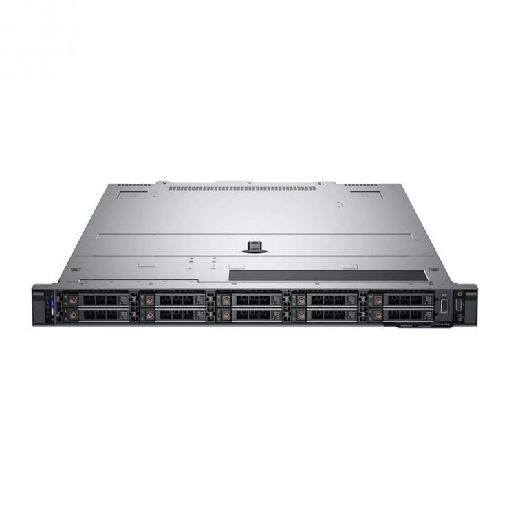 Server DELL PowerEdge R6525, 2 x 24-Core AMD EPYC 7402 2.80 GHz, 512GB DDR4 ECC, 6 x 900GB HDD SAS, RAID PERC H745, 2 x PSU, Front bezel, GARANTIE 2 ANI