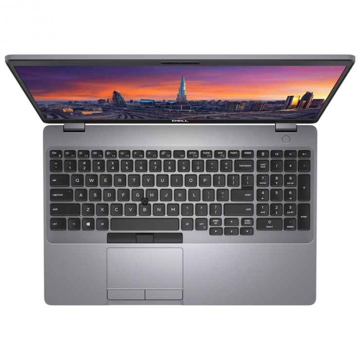 Laptop DELL Precision 3551 15.6" FHD, Intel Core i7-10750H pana la 5.0 GHz, 16GB DDR4, 512GB SSD, nVidia Quadro P620, GARANTIE 2 ANI