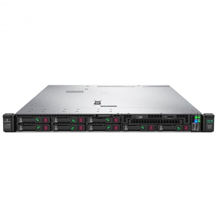 Server HP ProLiant DL360 Gen10, 2 x Intel 10-Core Xeon Silver 4114 2.20 GHz, 128GB DDR4 ECC, 2 x 1.2TB HDD SAS, RAID Smart Array P408i-a , 2 x PSU, GARANTIE 2 ANI