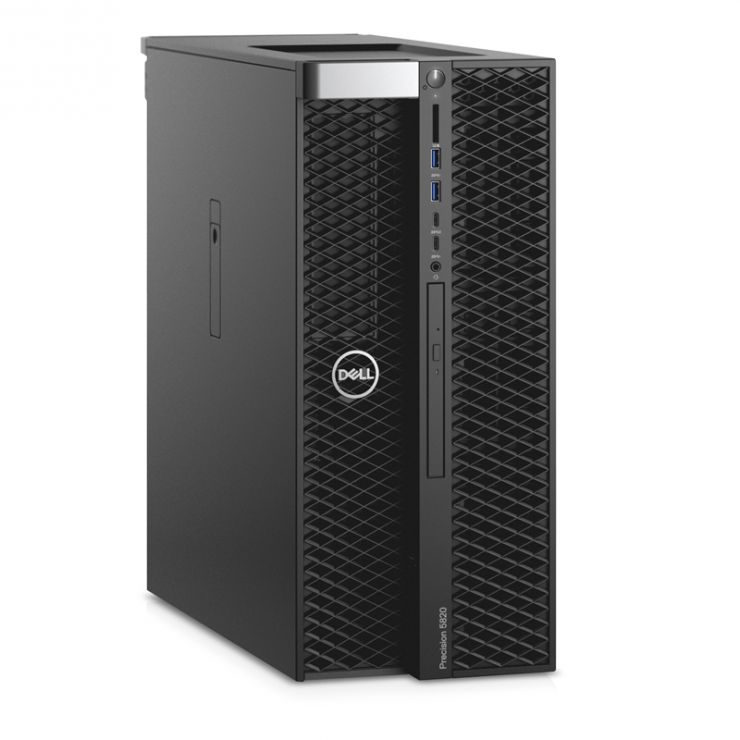 Workstation Refurbished DELL Precision T5820, Intel HEXA Core Xeon W-2135 3.70 GHz, 64GB DDR4 ECC, 1TB SSD, nVidia Quadro P2200, GARANTIE 3 ANI