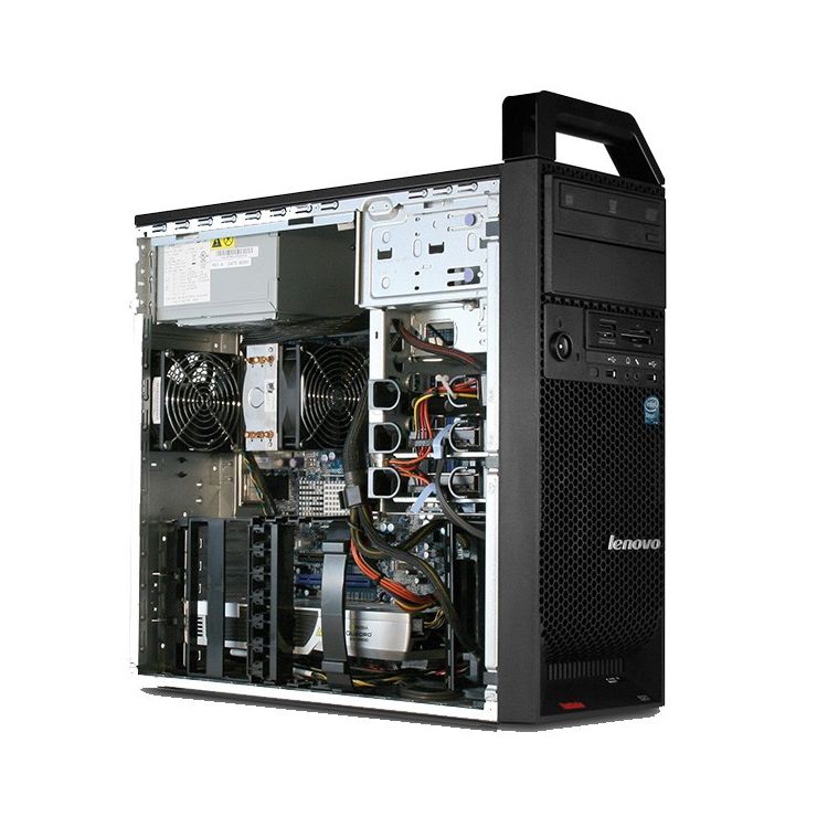 LENOVO ThinkStation S20 Workstation, Intel QUAD Core Xeon W3565 3.46 GHz, 12GB DDR3, 128GB SSD, DVD, nVidia Quadro 600, GARANTIE 3 ANI