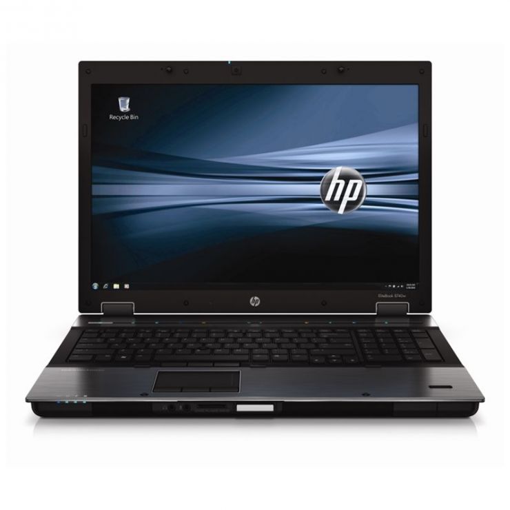 HP EliteBook 8740w 17", Intel Core i7-620M 2.66GHz, 4GB DDR3, 250GB HDD, DVD, nVidia Quadro FX 2800M, GARANTIE 2 ANI