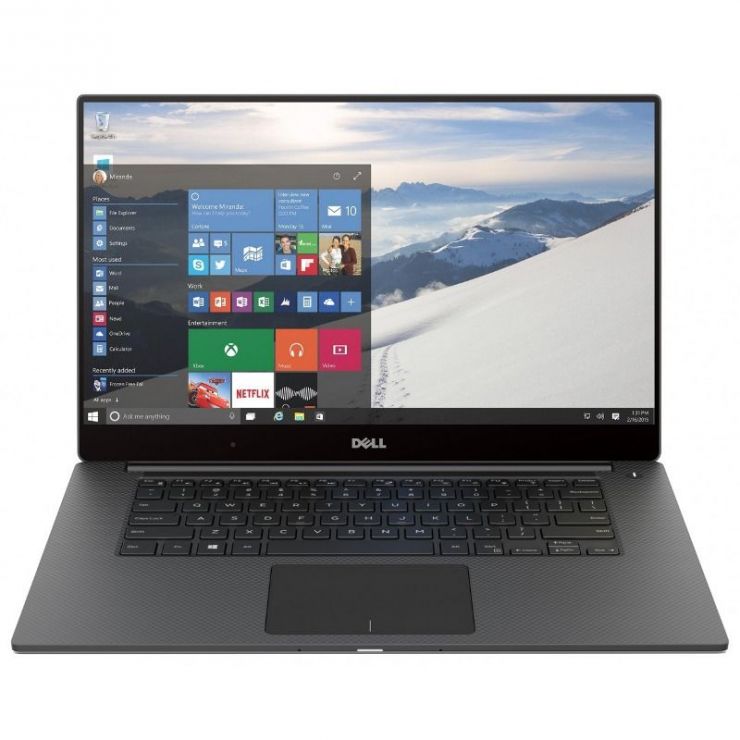 Laptop Refurbished DELL XPS 15 9550 15.6" UHD 4K, TOUCHSCREEN, Intel Core i7-6700HQ 2.60 GHz, 16GB DDR4, 256GB SSD + 1TB HDD, nVidia GeForce GTX 960M, GARANTIE 2 ANI