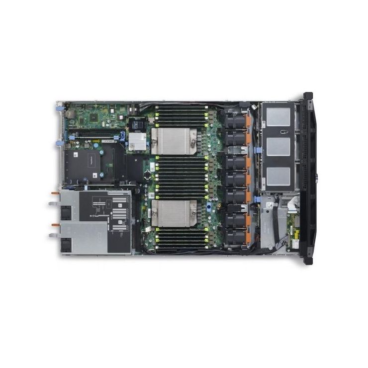 Server DELL PowerEdge R620, 2 x Intel OCTA Core Xeon E5-2670 2.60 GHz, 32GB DDR3 ECC, RAID PERC H710, 2 x PSU, Front bezel, GARANTIE 2 ANI