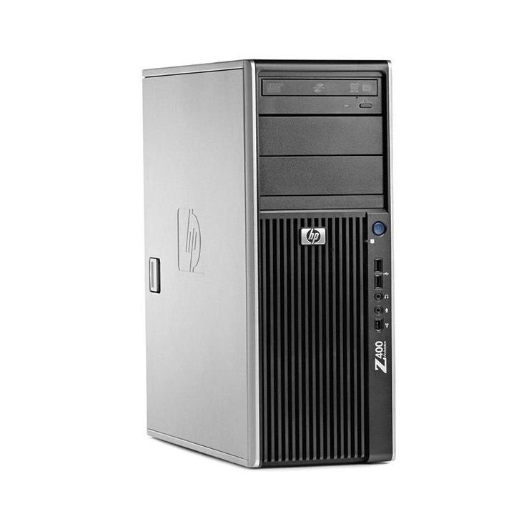 HP Z400 Workstation Intel QUAD Core Xeon W3530 2.80 Ghz, 6GB DDR3, 250GB HDD, nVidia Quadro 600, DVD, GARANTIE 3 ANI