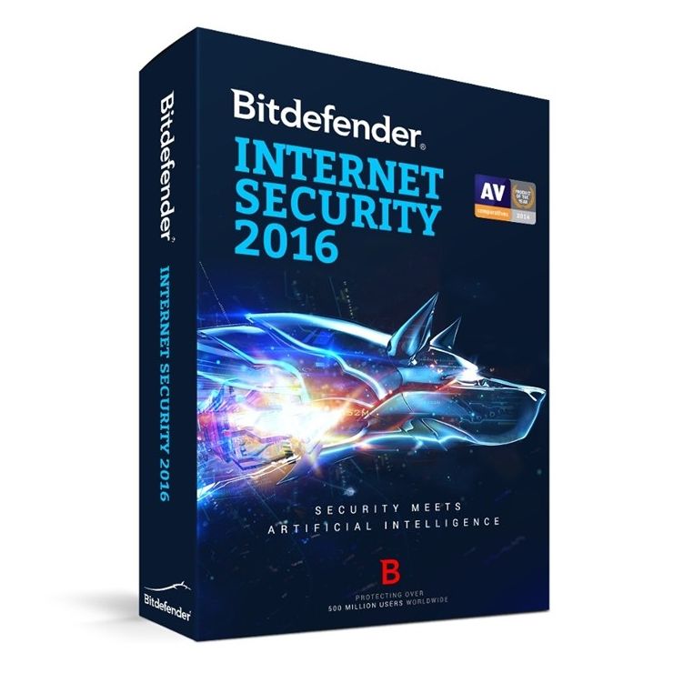 Bitdefender Internet Security 2016, 1 PC, 1 AN, Retail