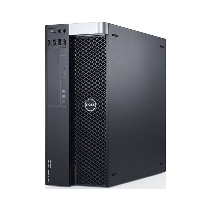 Workstation Refurbished DELL Precision T5600, 2 x Intel OCTA Core Xeon E5-2680 2.70GHz, 128GB DDR3 ECC, 500GB SSD, nVidia Quadro K4000, GARANTIE 3 ANI