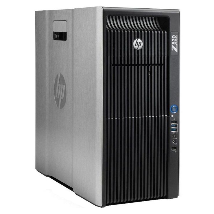 Workstation HP Z820, 2 x Intel DECA Core Xeon E5-2690 v2 3.0 GHz, 128GB DDR3 ECC, 1TB SSD, nVidia Quadro M5000, Second-hand
