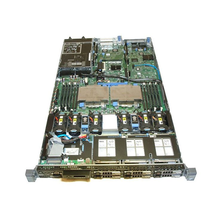 Server DELL PowerEdge R610, 2 x Intel QUAD Core Xeon X5570 2.93GHz, 48GB DDR3 ECC, 2 x 300GB HDD SAS, RAID PERC H700, 2 x PSU, Front bezel, Second-hand