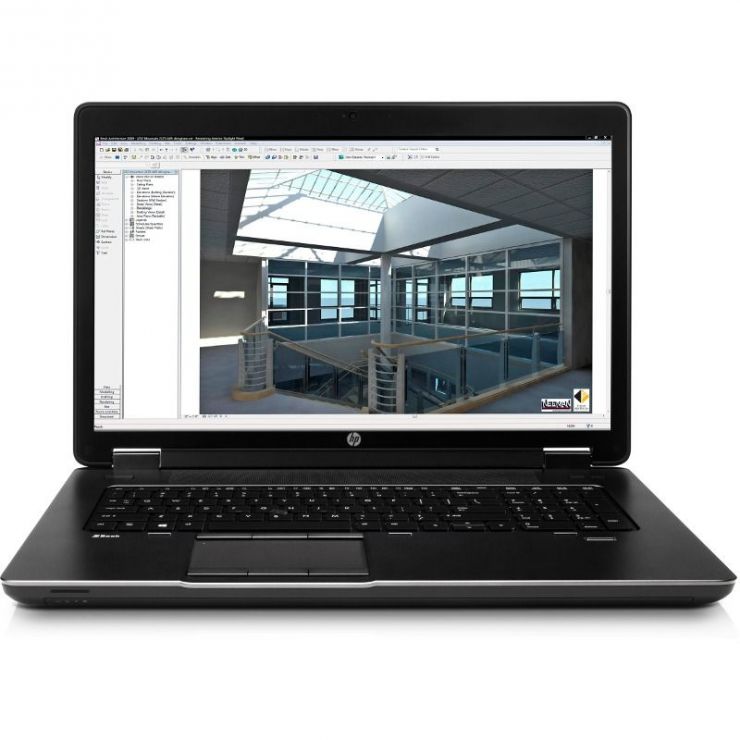 HP ZBook 17 G1 17.3" FHD, Intel Core i7-4700MQ 2.40 GHz, 16GB DDR3, 750GB HDD, nVidia Quadro K3100M, DVDRW, Webcam, GARANTIE 2 ANI
