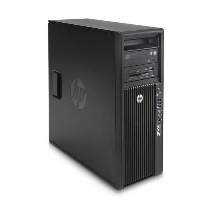 Workstation HP Z420, Intel QUAD Core Xeon E5-1620 v2 3.70Ghz, 16GB DDR3 ECC, 256GB SSD, nVidia Quadro K4000, Second-hand