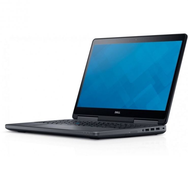 Laptop DELL Precision 7720 17.3" FHD, Intel Core i7-7820HQ pana la 3.90 GHz, 32GB DDR4, 2 x 512GB SSD, nVidia Quadro P3000, Webcam, GARANTIE 2 ANI