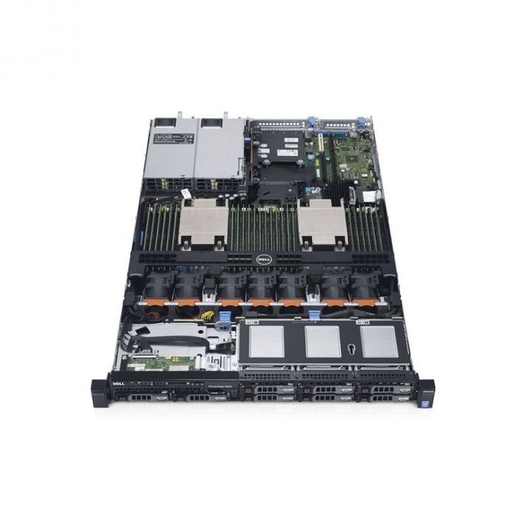 Server DELL PowerEdge R630, 2 x Intel 10-Core Xeon E5-2660 v3 2.60 GHz, 128GB DDR4 ECC, 4 x 500GB SSD, RAID PERC H730, 2 x PSU, Front bezel, GARANTIE 2 ANI
