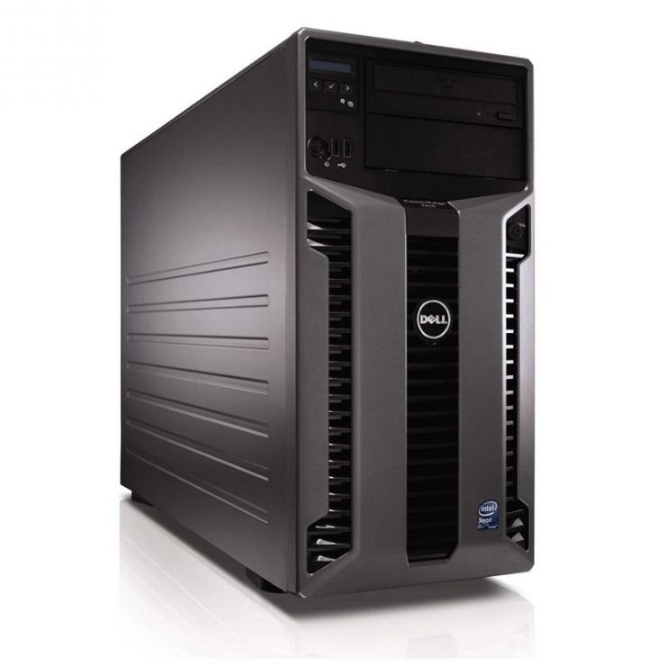 Server Refurbished DELL PowerEdge T610, 2 x Intel HEXA Core Xeon E5645 2.40 GHz, 24GB DDR3 ECC, 4 x 1TB HDD, RAID PERC 6i, 2 x PSU, GARANTIE 2 ANI
