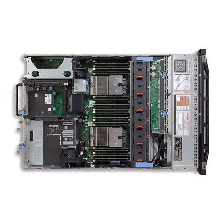 Server DELL PowerEdge R720, 2 x Intel DECA Core Xeon E5-2670 v2 2.50 GHz, 128GB DDR3 ECC, 8 x 2TB HDD, RAID PERC H710, 2 x PSU, Front bezel, GARANTIE 2 ANI