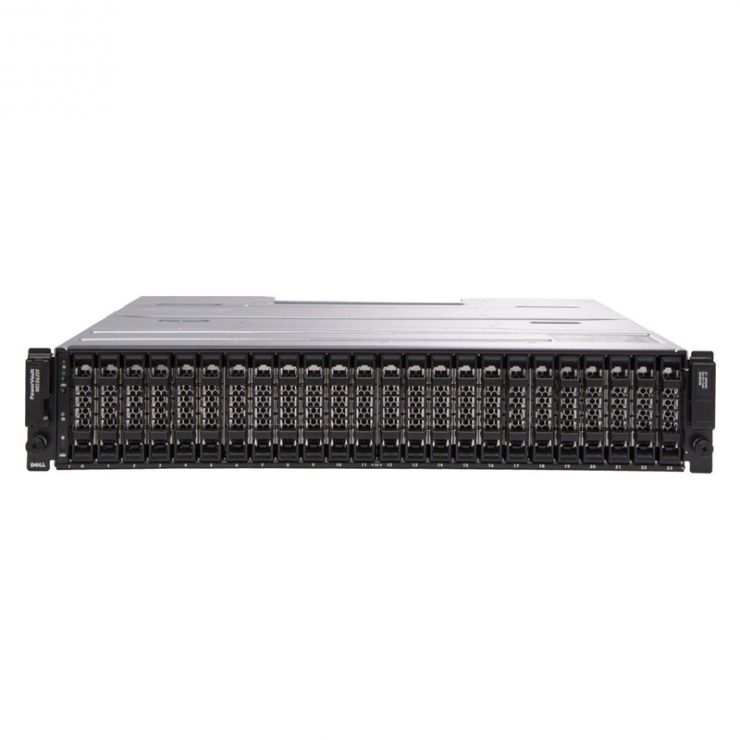 Storage DELL PowerVault MD3620f, 24 x 600GB HDD SAS 10k, 2 x Controller FC 8Gbps, 2 x PSU, Front bezel, Rail kit