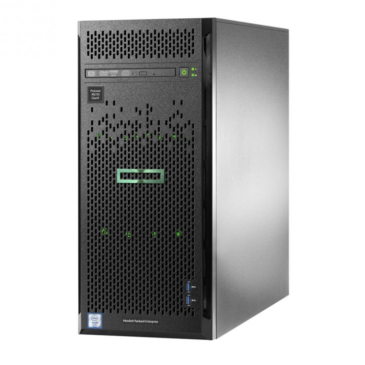 Server HP ProLiant ML110 Gen9, Intel QUAD Core Xeon E5-1603 v3 2.80 GHz, 16GB DDR4 ECC, 2 x 1.2TB HDD SAS, RAID SmartArray P440/4GB, 2 x PSU, GARANTIE 2 ANI