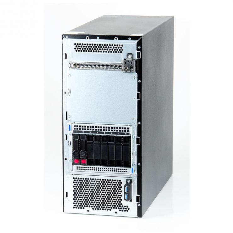 Server HP ProLiant ML110 Gen9, Intel DECA Core Xeon E5-2660 v3 2.60 GHz, 64GB DDR4 ECC, 2 x 900GB HDD SAS, RAID SmartArray P440/4GB, 2 x PSU, GARANTIE 2 ANI