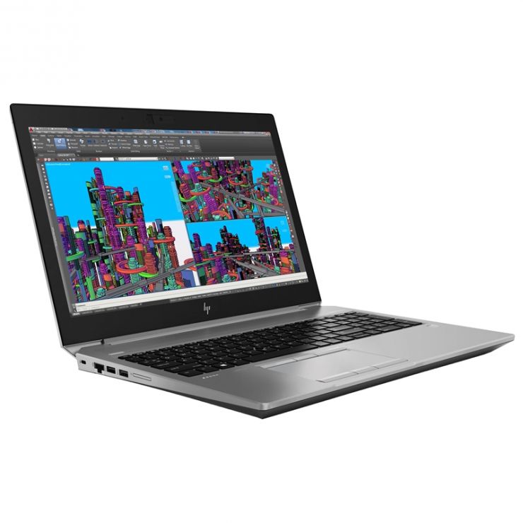 Laptop NOU HP ZBook 15 G5 15.6" FHD, Intel Xeon HEXA Core E-2176M 2.70 GHz, 16GB DDR4, 512GB SSD, nVidia Quadro P1000, Windows 10 PRO, GARANTIE 2 ANI