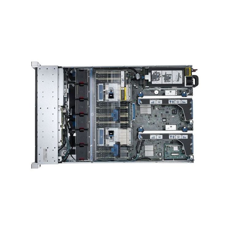 Server Refurbished HP ProLiant DL380p Gen8, 2 x Intel HEXA Core Xeon E5-2620 2.0GHz, 128GB DDR3 ECC, Raid P420i, 2 x PSU, GARANTIE 2 ANI