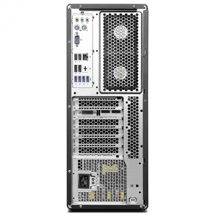Workstation LENOVO ThinkStation P510, Intel DECA Core Xeon E5-2660 v3 2.60 GHz, 32GB DDR4 ECC, 512GB SSD, nVidia Quadro M4000, Second-hand