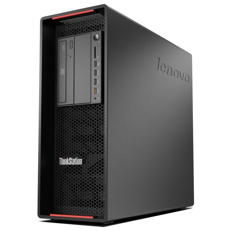 Workstation LENOVO ThinkStation P700, Intel HEXA Core Xeon E5-2620 v3 2.40 GHz, 32GB DDR4 ECC, 256GB SSD + 1TB HDD, AMD FirePro W7000, DVDRW, Second-hand