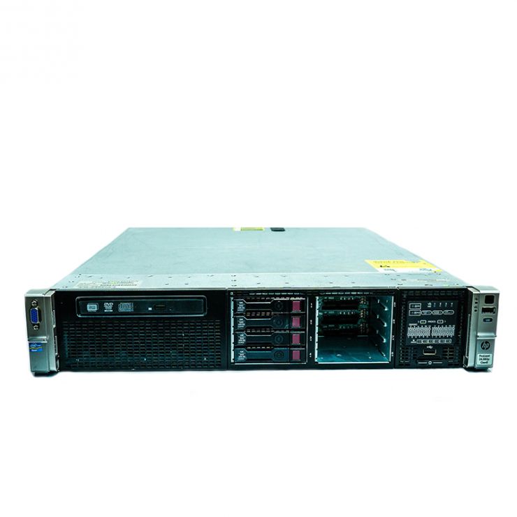 Server HP ProLiant DL380p Gen8, 2 x Intel HEXA Core Xeon E5-2640 2.50GHz, 32GB DDR3 ECC, 4 x 500GB HDD SATA 10k, Raid P420i, 2 x PSU, Second-hand