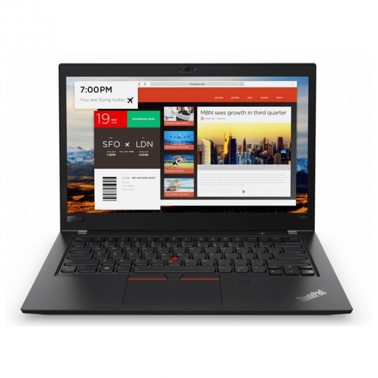 LENOVO ThinkPad T480s 14" FHD, TOUCHSCREEN, Intel Core i5-8250U pana la 3.40 GHz, 8GB DDR4, 256GB SSD, Second-hand