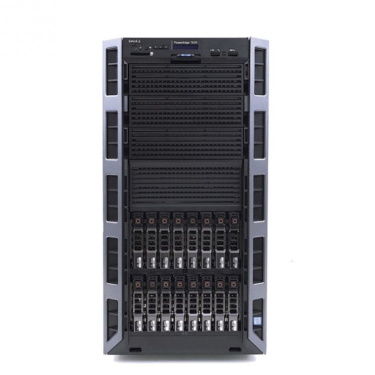 Server DELL PowerEdge T630, 2 x Intel HEXA Core Xeon E5-2620 v3 2.40 GHz, 64GB DDR4 ECC, 8 x 600GB HDD SAS, RAID PERC H730, 2 x PSU, GARANTIE 2 ANI