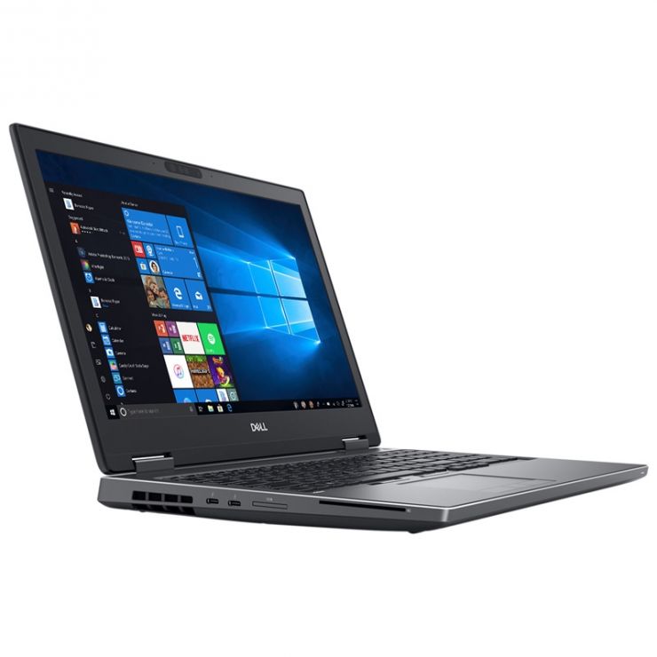 Laptop DELL Precision 7530 15.6" FHD, Intel Core i7-8850H pana la 4.30 GHz, 32GB DDR4, 512GB SSD, nVidia Quadro P2000, GARANTIE 2 ANI