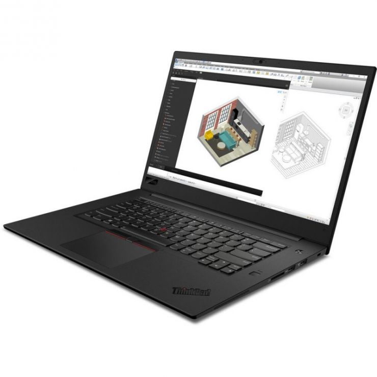 Laptop LENOVO ThinkPad P1 Gen3, 15.6" UHD 4K, OLED TOUCHSCREEN, Intel Core i7-10875H pana la 5.10 GHz, 64GB DDR4, 2TB SSD, nVidia Quadro T1000, Windows 10 PRO, GARANTIE 2 ANI