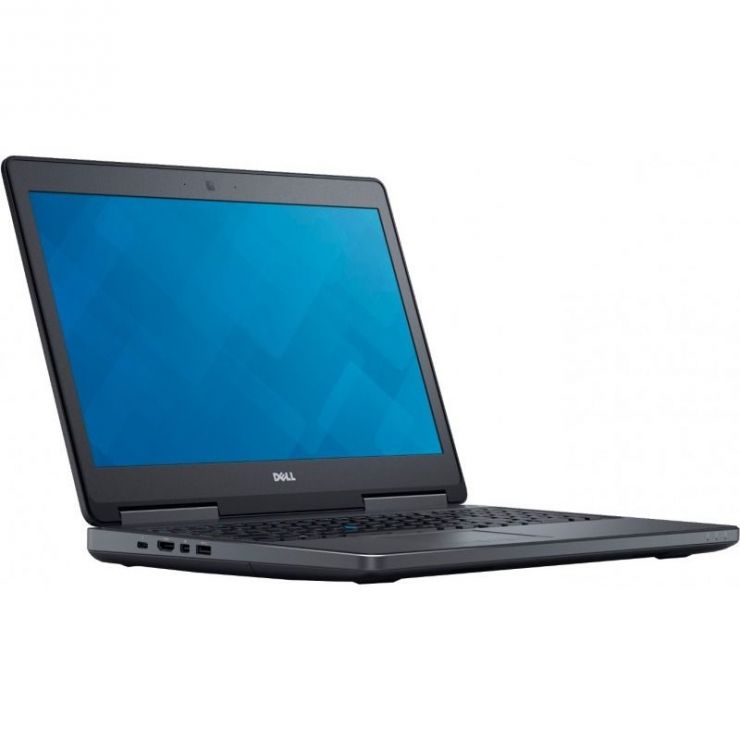 Laptop Refurbished DELL Precision 7520 15.6" FHD, Intel Xeon QUAD Core E3-1535M v6 pana la 4.20 GHz, 32GB DDR4, 1TB SSD, nVidia Quadro M2200, GARANTIE 2 ANI