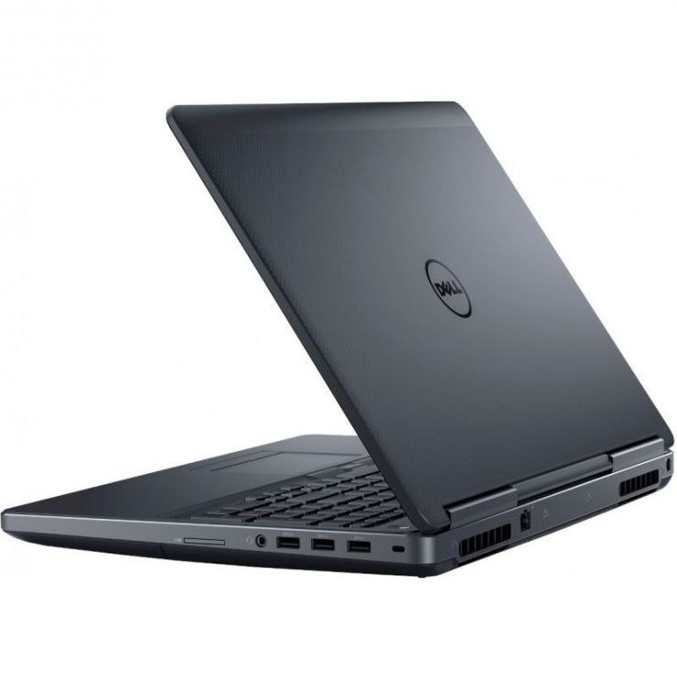 Laptop Refurbished DELL Precision 7520 15.6" FHD, Intel Xeon QUAD Core E3-1535M v6 pana la 4.20 GHz, 32GB DDR4, 1TB SSD, nVidia Quadro M2200, GARANTIE 2 ANI