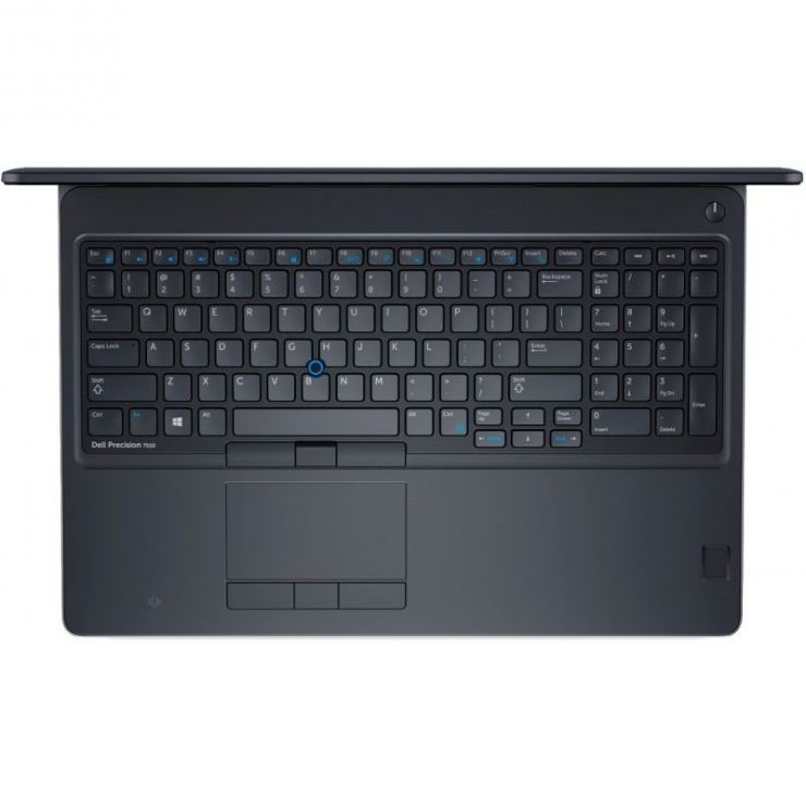 Laptop Refurbished DELL Precision 7520 15.6" FHD, Intel Xeon QUAD Core E3-1535M v6 pana la 4.20 GHz, 32GB DDR4, 1TB SSD, nVidia Quadro M2200, GARANTIE 2 ANI