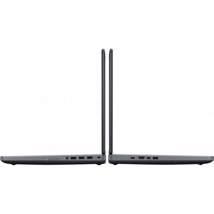 Laptop Refurbished DELL Precision 7520 15.6" FHD, Intel Xeon QUAD Core E3-1535M v6 pana la 4.20 GHz, 32GB DDR4, 1TB SSD, nVidia Quadro M2200, GARANTIE 2 ANI