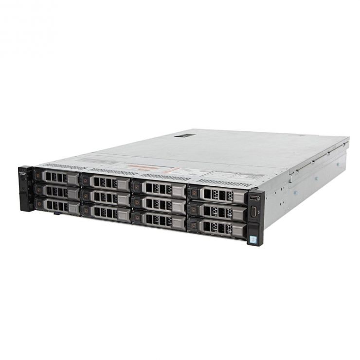 Server DELL PowerEdge R730xd, 2 x Intel 12-Core Xeon E5-2690 v3 2.60 GHz, 256GB DDR4 ECC, 6 x 1.8TB HDD SAS, RAID PERC H730P, 2 x PSU, Front bezel, GARANTIE 2 ANI